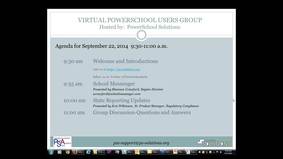 Virtual PowerSchool User Group (9/22/14)